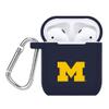 AFFINITY BANDS Michigan Wolverines Silicone Case Cover Compatible with Apple AirPods Gen 1 & 2 (Navy) view 1