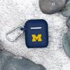 AFFINITY BANDS Michigan Wolverines Silicone Case Cover Compatible with Apple AirPods Gen 1 & 2 (Navy) view 2