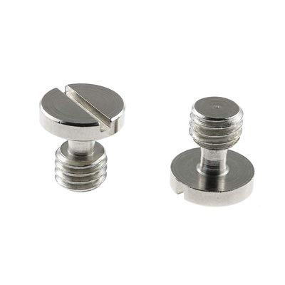 HJ Garden 2pcs 3/8-16 Thread Stainless Steel Camera Fixing Screws Camera Tripod Screw Quick Release Plate Screw