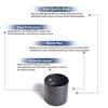 Replacement Part For Shop-Vac (1 Pack) 2-1/2" Hose Coupling # compare to part FHC-201C111 view 3