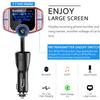 Upgraded Bluetooth FM Transmitter, Wireless Radio Adapter Hands Free Car Kit with 1.7'' Display, QC3.0 and Smart 2.4Amp Dual USB Ports, AUX Input/Output, TF Card Mp3 Player (Normal, Rose Gold) view 3