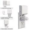 Outlet Mount for R-ing Bridge Device(1st Gen), No Drilling and Speace Saving Wall Mount Holder with Short Cable for R-ing Smart Lighting Bridge (1 Pack) view 4