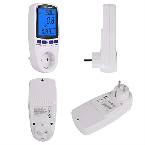 EU US UK FR BR AU Plug Socket Digital Wattmeter Power Consumption Watt Energy Meter KWh AC 230V 120V Electricity with backlights