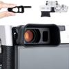 Soft Silicon Camera Viewfinder Eyecup Eyepiece Eyeshade for Fujifilm Fuji X100VI & X100V Eye Cup Protector (Hot Shoe Mount Installation) view 1