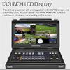 Avmatrix PVS0613 Video Switcher Portable 6 Channel 4SDI and 2HDMI Video Mixer Converter with 13.3 inch FHD LCD Monitor(PVS0613) view 3