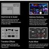 Avmatrix PVS0613 Video Switcher Portable 6 Channel 4SDI and 2HDMI Video Mixer Converter with 13.3 inch FHD LCD Monitor(PVS0613) view 4