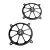 GUAIMI Audio Fairing Mount Speaker Grill Cover Compatible with Harley Touring Street Glide FL Trike 1996-2013 (Skleton Middle Finger) view 3