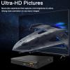 DVD Player, HDMI AV Output, All Region Free CD DVD Players for TV, DVD Players with NTSC/PAL System, Supports Mic's & USB Input, Package Includes HDMI/RCA Cables and Remote Control view 3