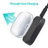AirPods Pro Charger, Wireless Charging Station for AirPods Pro 3/ Pro 2/Pro, Wireless Charger for Airpods 4 (with Active Noise Cancellation)/ 3rd/ 2rd, Black view 3