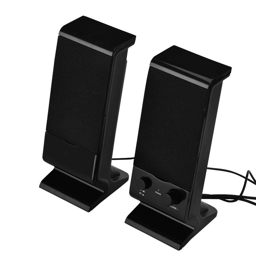 143 Computer Speakers,Wired Speakers for PC Desktop Laptop Tablet Smartphones,Mini USB 2.0 Speaker Subwoofer