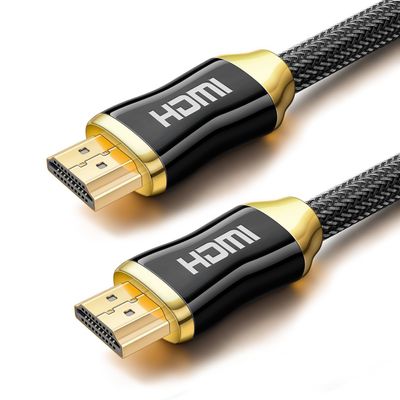 BSD 2.0 High Speed 4K HDMI 5/6.6/10/16/33/50Ft Cable,Nylon Braided Cover,Supports 4K,1080P, Ultra HD, 3D,60FPS,HDR, Audio Return Channel for PC, 3D TV, Xbox 360, PS3, PS4 ect. (33Ft)