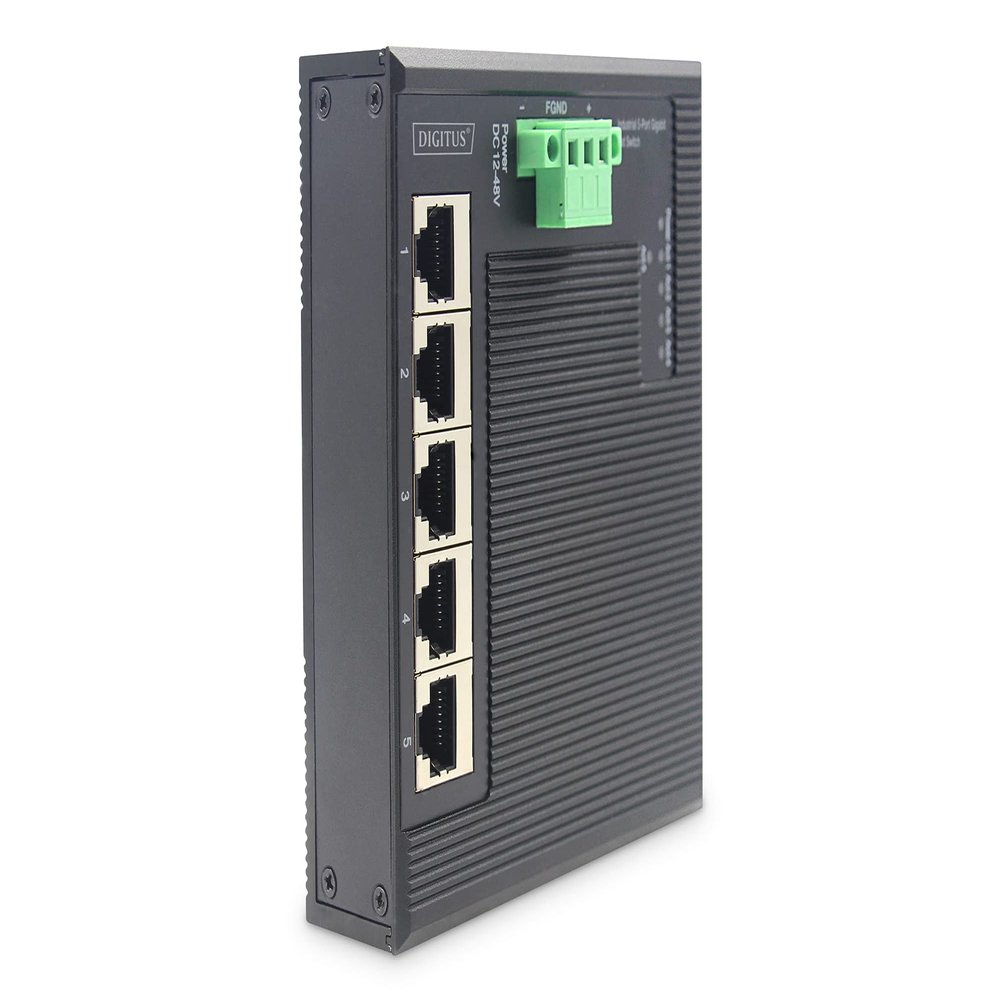 Industrial Gigabit Flat Switch, 5-Port