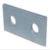 Channel Connecting Plate, Silver view 1