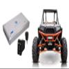 Rockville RXM-S30 Bundle: 2400W 4-Channel Proton Micro Marine/ATV Amplifier, RockerBT Bluetooth Rocker Switch Controller with Aux Input/Output for RZR, UTV, Golf Cart, and Boat Audio Systems, 2-Items view 1