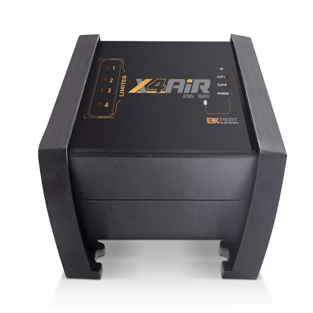 Expert X4AIR 4 Channel Car Audio Processor Controlled via 32BI 96K Bluetooth Process Mobile App Black