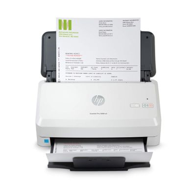 HP ScanJet Pro 3000 s4 Sheet-Feed Scanner (6FW07A), Light Grey, Small (Renewed)