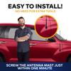 16 Inch Antenna MAST Black for Chrysler PT Cruiser 2001-2010 view 4