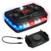 Guardian Angel Elite Series Safety Light - Red/Blue/White Front & Red/Blue Rear - Rechargeable, Magnetic, Hands-Free Wearable LED Flashlight for Law Enforcement, First Responders & Firefighters view 1