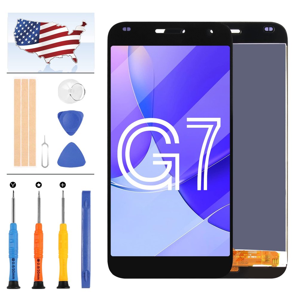 Screen Replacement for Huawei Ascend G7 L01 L03 TL00 UL00 UL20 LCD Display Touch Matrix Digitizer Glass Assembly Free Tools (Black no Frame)