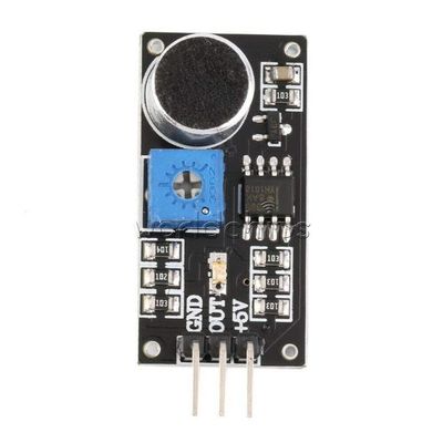 Electronic Components LM393 Electret Condenser Microphone Voice Module for Acoustic Control Light