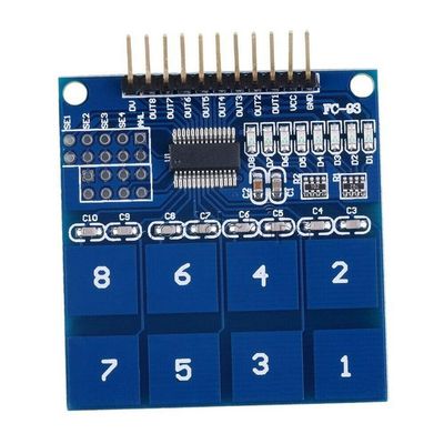 Electronic Components 2Pcs TTP226 8 Channel Digital Touch Sensor Module Capacitive Touch Switch Button