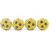 Polmedia Polish Pottery Set of 4 Drawer Pull Knobs 1-1/2 inch - Sunburst Daisies Pattern Handmade in Boleslawiec Poland by Ceramika Artystyczna + Certificate of Authenticity view 2