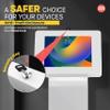 Locking Floor Stand  CTA Premium Locking Support Base Kiosk with Steel Body and Heavy-Duty Locking Enclosure with Keys for iPad Pro 13-inch (M4), iPad Pro 12.9-inch, iPad Air 13-Inch (M3 / M2) view 3