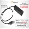 WirelessFinest RJ9 Plug to USB Headset Adapter Compatible with Plantronics Jabra Sennheiser Wireless DECT Headsets for Use with Computers PC Laptop Mac Tablet Window Softphones Devices view 2
