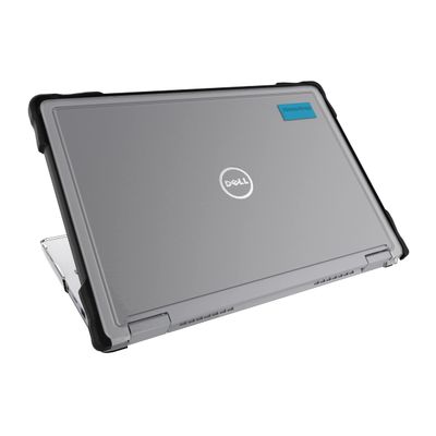 Gumdrop SlimTech Custom Case Fits Dell Latitude 5310 (2in1) - Lightweight Protection, Rubberized Thread on Sides, Seamless Asset Tagging, Embelishment Friendy for School or Work - Black