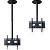 360 Degree 60-2000mm Height Adjustable 32"-60" Ceiling TV Mount Bracket LED LCD Monitor Holder Max. VESA 600x400mm Loading 25kgs (Height 100cm) view 1