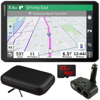 Garmin dezl OTR800 8" GPS Truck Navigator (010-02314-00) with Accessory Bundle