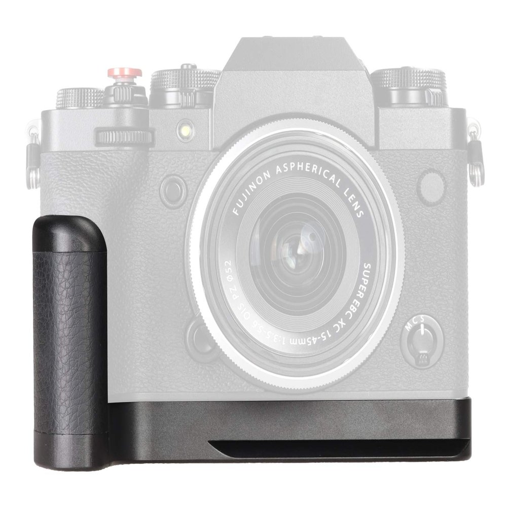 WEPOTO XT4 Hand Grip Quick Release Plate Compatible with Fujifilm X-T4 Camera -Aluminium Leather (GP-XT4-C)