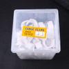 Cable Clips with Steel Nails:100PCS Wire Clips 20MM Nail in Cable Clips with Steel Ethernet Cable Clips Cable Wire Clips Cable Tacks Cable Nails Speaker Wire Clips Coaxial Cable Staples view 3
