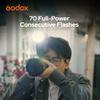 Godox V100O Flash V100-O Round Head Touch Screen Flash view 3