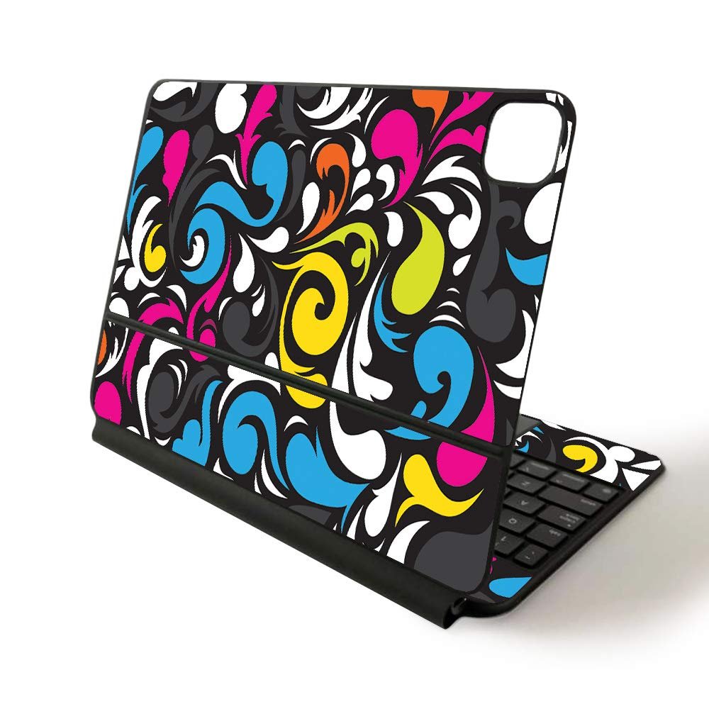 MightySkins Skin for Apple Magic Keyboard for iPad Pro 11-inch (2020) - Sushi | Protective, Durable, and Unique Vinyl Decal wrap Cover (APIPSK1120-Swirly)