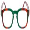 Calabria 8152 Blue Light Reading Glasses +3.00 Green Purple Red Stripes Computer Readers Reduce Eye Strain Gaming Eyeglasses view 2