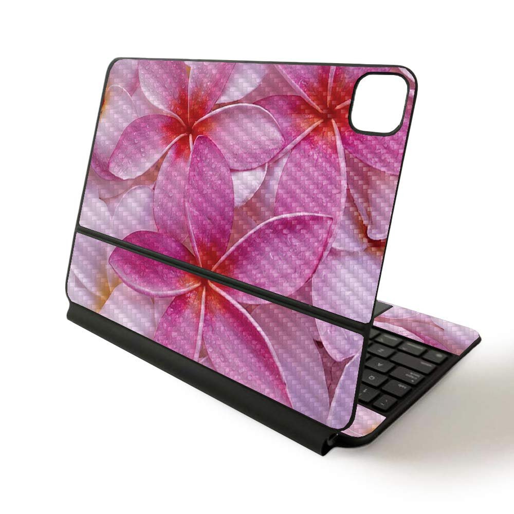 MightySkins Skin for Apple Magic Keyboard for iPad Pro 11-inch (2020) - Sushi | Protective, Durable, and Unique Vinyl Decal wrap Cover Flowers