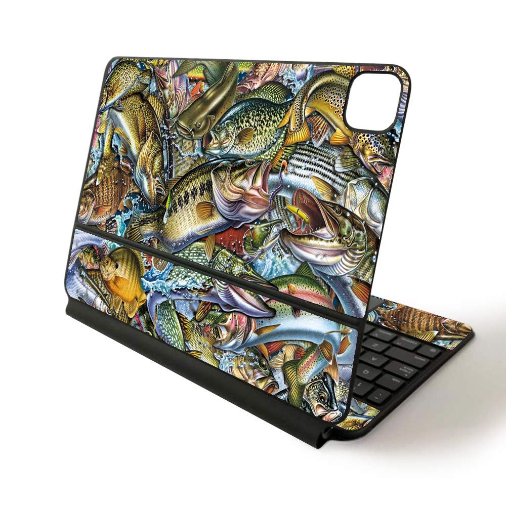 MightySkins Skin for Apple Magic Keyboard for iPad Pro 11-inch (2020) - Sushi | Protective, Durable, and Unique Vinyl Decal wrap Cover