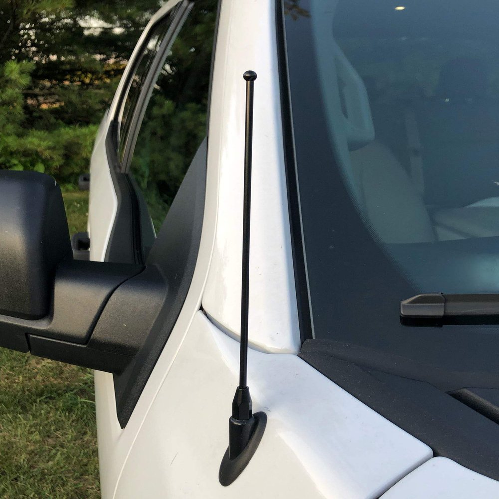 9" Stainless Black Antenna MAST for Dodge RAM 1500 2009-2019