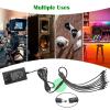 12V 3A Power Supply with 8 Way 8-Way Power Splitter Cable, LeTaoXing AC 100-240V to DC 12V 36W Adapter Transformer 12V/3A 8CH Splitter Bundle Cord for Security Camera Surveillance System view 4