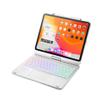 360 degree rotatable iPadPro12.9 2021 Keyboard case 5th Gen/2020 4th Gen iPadPro12.9 inch Keyboard cover with touchpad 7-color backlight Smart bluetooth keyboard (iPadPro12.92021/2020/2018, Silver) view 2