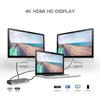 BSD Dual Monitor Docking Station, 9-in-1 USB C to HDMI VGA Hub Adpater Display for Window Laptop with Dual HDMI, VGA, 2 USB 3.0, USB-C PD and SD/TF 3.0 MicroSD Slot. view 3