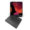 360 degree rotatable iPadPro12.9 2021 Keyboard case 5th Gen/2020 4th Gen iPadPro12.9 inch Keyboard cover with touchpad 7-color backlight Smart bluetooth keyboard (iPadPro12.92021/2020/2018, Black) view 2