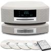 Bose Wave Music System with Multi-CD Changer -- Platinum White, Compatible with Alexa Amazon Echo (Renewed) view 1