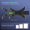 6amLifestyle iPad Tripod Mount Adapter with 360 Rotatable Ball Head, iPad Holder for Tripod, Fits 5" to 11" Tablets for Video Recording, Compatible with Mini, Air, Pro 9.7/10.5/11 view 2