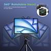 6amLifestyle iPad Tripod Mount Adapter with 360 Rotatable Ball Head, iPad Holder for Tripod, Fits 5" to 11" Tablets for Video Recording, Compatible with Mini, Air, Pro 9.7/10.5/11 view 3
