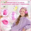 gorsun Kids Bluetooth Headphones, Over-Ear Toddler Headphones with Microphone, 85dB/94dB Volume Limited, 68H Playtime, Bluetooth 6.0, Portable Kids Wireless Headset with Cat Ears (Pink) view 4