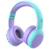 gorsun Kids Bluetooth Headphones, Over-Ear Toddler Headphones with Microphone, 85dB/94dB Volume Limited, 68H Playtime, Bluetooth 6.0, Portable Kids Wireless Headset with Cat Ears (Purple) view 1