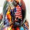 Donald MAGA Hard Hat Full Brim - Custom Hydro Dipped | RA Warehouse view 3