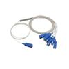 trtfiber PLC Fiber Splitter with Steel Tube, Cable Outer Diameter: 0.9mm, LC/SC/FC/ST Connector, Length: 1 Meter (1x8, SC) view 2
